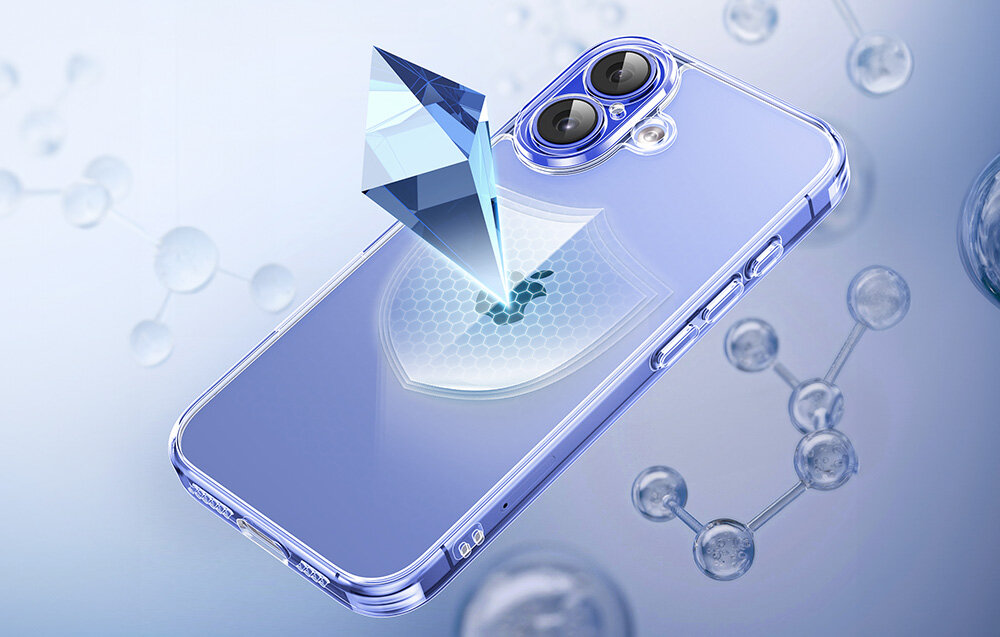 ETUI UGREEN CA10 wbudowaną poduszkę powietrzną amortyzuje wstrząsy i chroni urządzenie przed uszkodzeniami - etui na jasnym tle