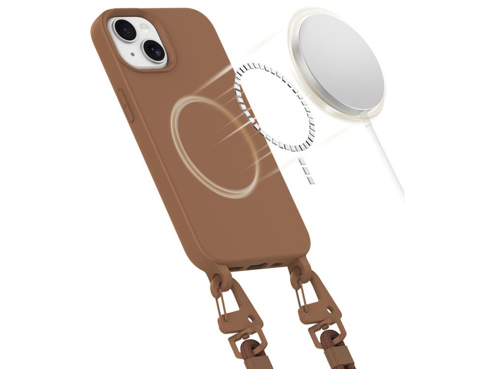 TECH-PROTECT MagNecklace magnesów MagSafe bezprzewodowe ładowanie korzystanie z dedykowanych akcesoriów stabilne połączenie z ładowarką jest w pełni kompatybilny