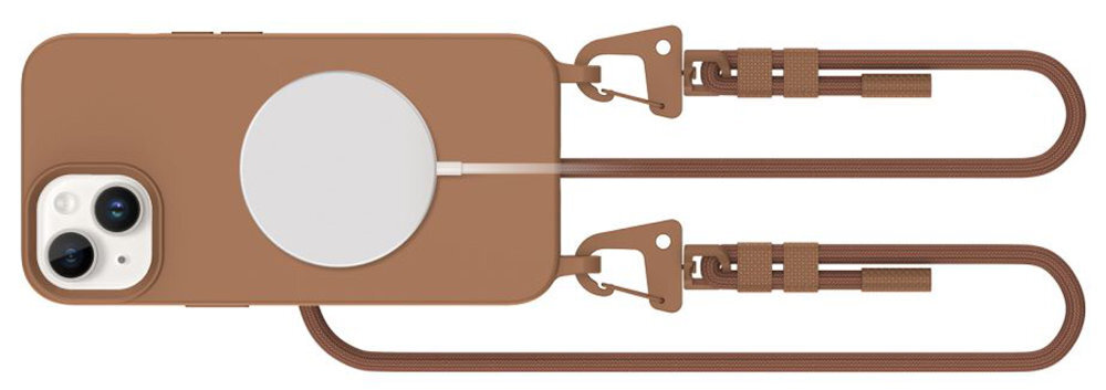 TECH-PROTECT MagNecklace podwyższona krawędź okalająca wyświetlacz moduł aparatu Materiał TPU otwory na porty i przyciski swobodny dostęp do wszystkich elementów sterujących