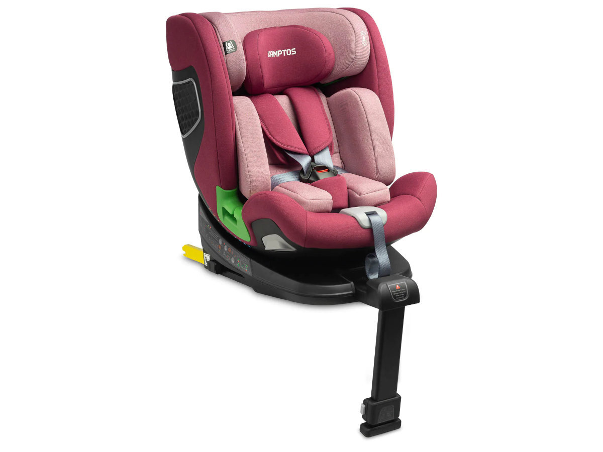 CARETERO Kamptos I-SIZE Caretero Kamptos od 40 do 150 cm pierwszych miesięcy - fotelik pod kątem na białym tle