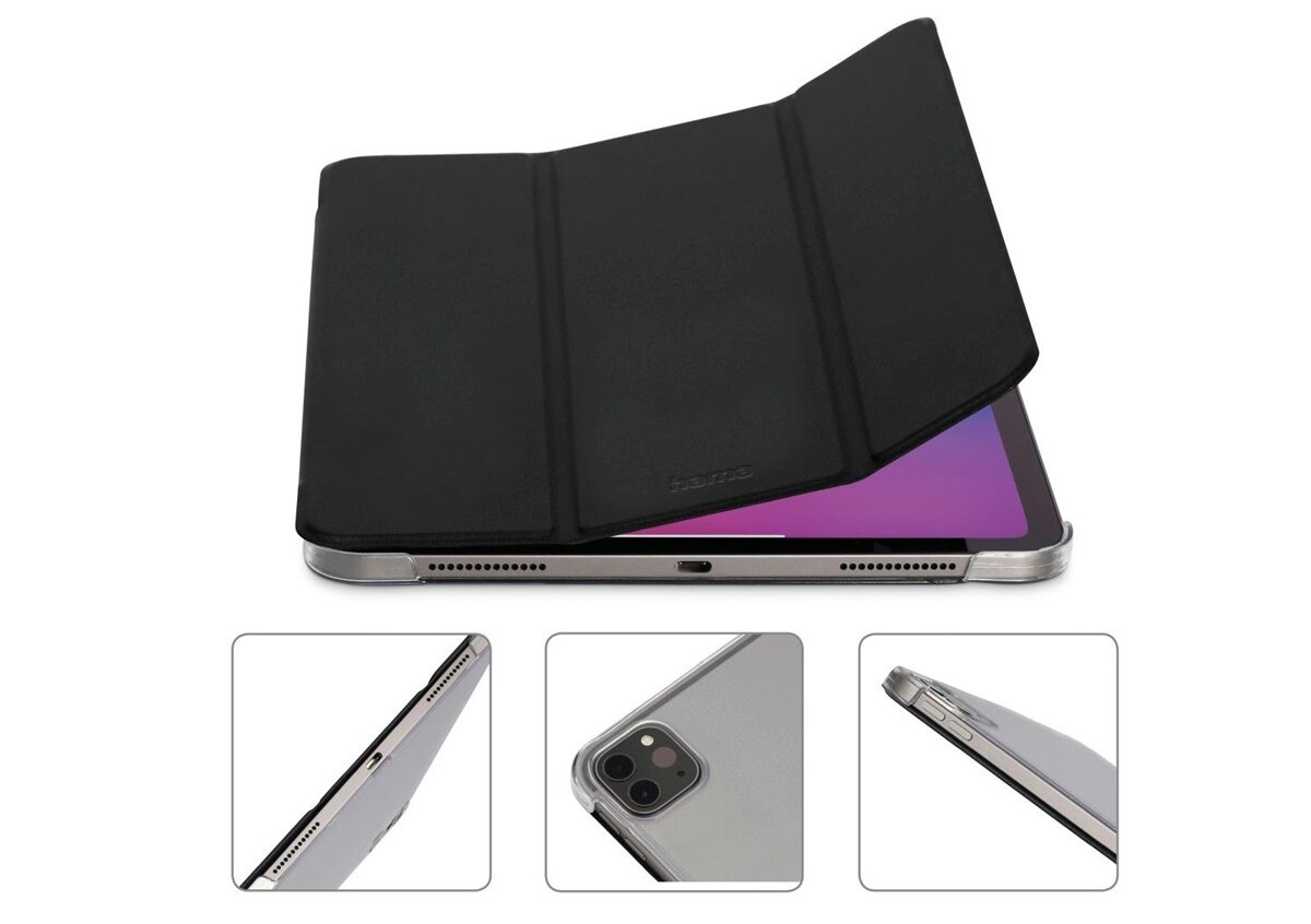 Bezproblemowa obsługa, precyzyjne otwory, etui Hama Fold Clear do iPad Pro 11