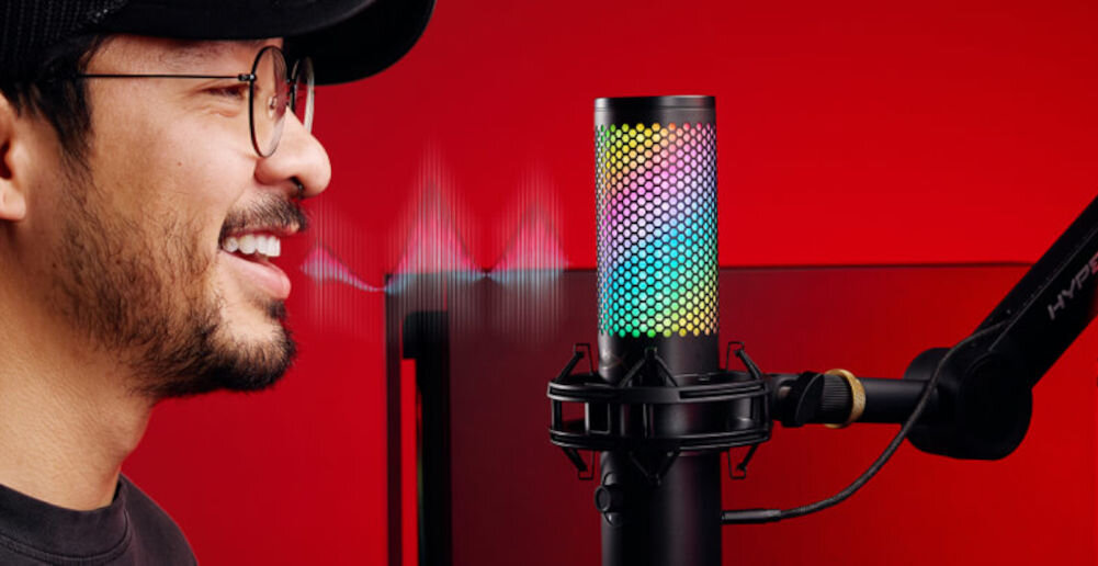 Mikrofon HYPERX QuadCast 2S Czarny USB-C kabel USB-C / USB-C adapter USB-C / USB-A w zestawie wysoka jakość nagrań dźwiękowych czyste brzmienie czułość -8 dB
poziom szumów własnych 90 dB częstotliwość próbkowania 44,1 KHz 48 kHz 96 kHz 192 kHz