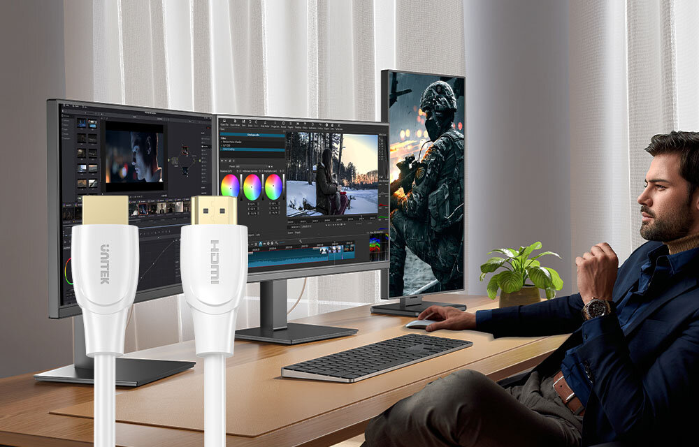Kabel HDMI - HDMI UNITEK wysoka jakosc dzwiek kabel hdmi wrazenia audiowizualne