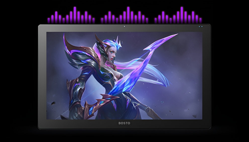 BOSTO X6 Wbudowane głośniki stereo port słuchawkowy Jack 3.5 mm ulubionej muzyki oglądanie filmów