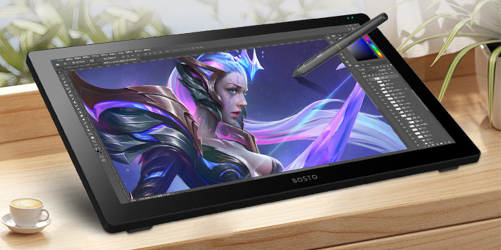 BOSTO X6 Ekran 18,5 Full HD (1920 x 1080 px) 120% sRGB żywe kolory kąt widzenia 178° Standard True Color 8-bitowa głębia kolorów płynne przejścia tonalne bez efektu bandingu