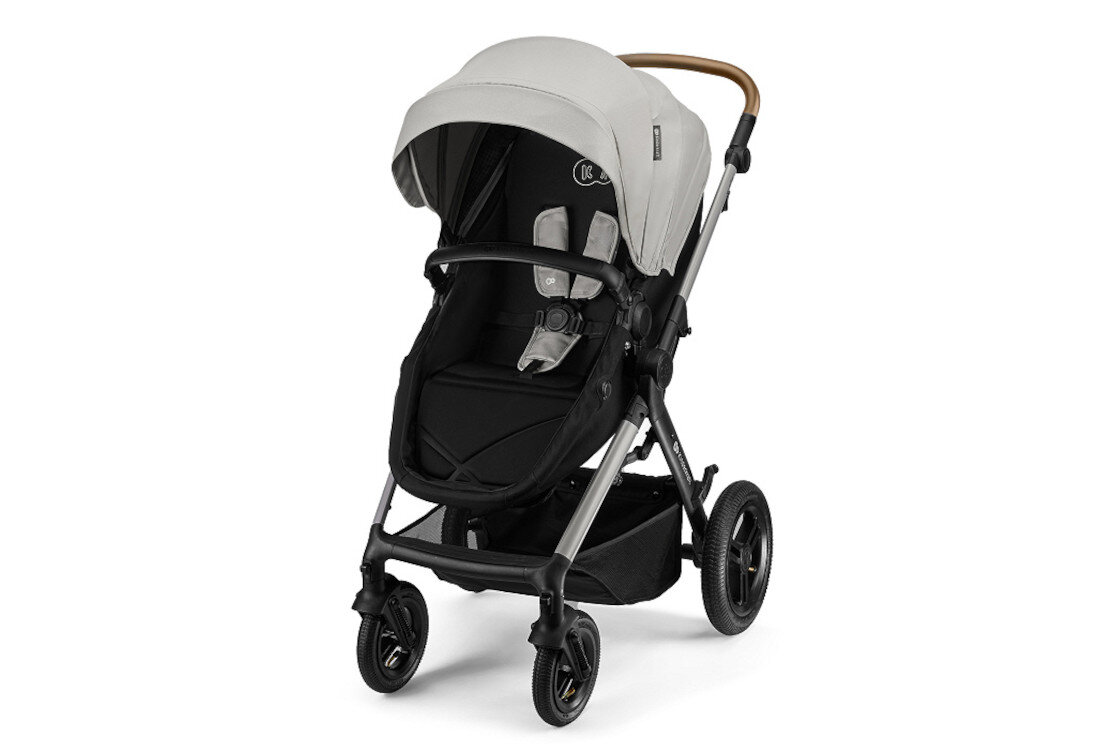 Wózek wielofunkcyjny KINDERKRAFT Moov 2 XL 3w1 Szary Ochrona i komfort termiczny Powiększana budka z filtrem UPF50+  ochrona Dodatkowy panel wentylacyjny