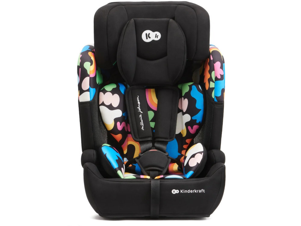 Fotelik samochodowy KINDERKRAFT Comfort Up I-Size 9-36 kg Różowy 5-punktowe miekkie ochraniacze boczne zabezpieczenia