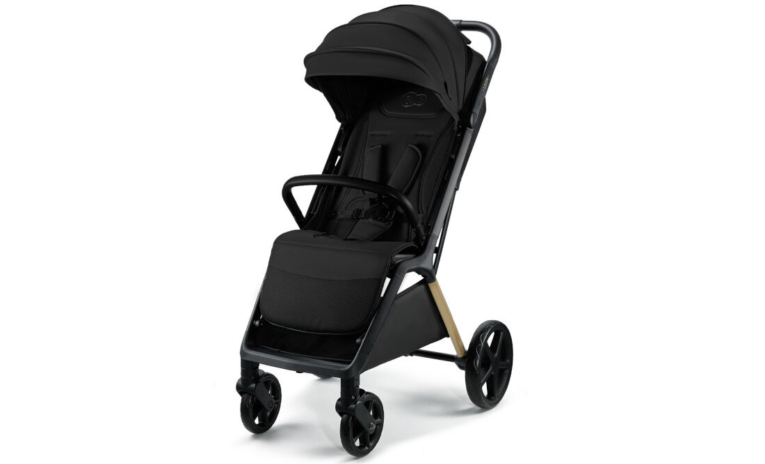 Wózek spacerowy KINDERKRAFT Loom Czarny wygląd wizualizacja prezentacja design tło Wózek na codzienne tempo