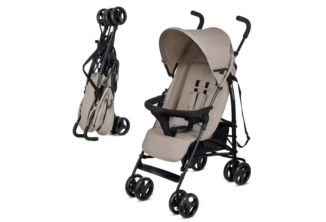 Wózek spacerowy KINDERKRAFT Tik Beżowy wygląd design prezentacja wizualizacja na każdy dzień