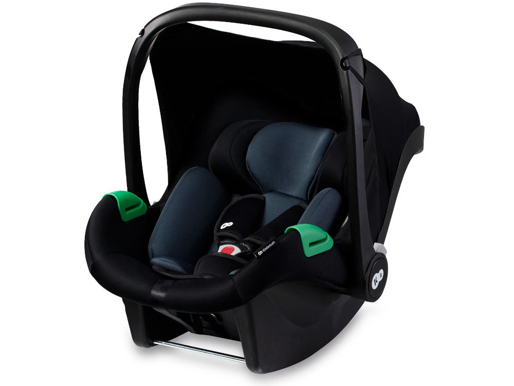 KINDERKRAFT Mink Pro Wygodny uchwyt kompatybilności z ramami wózków posiadających uniwersalne adaptery Travel System - fotelik na białym tle