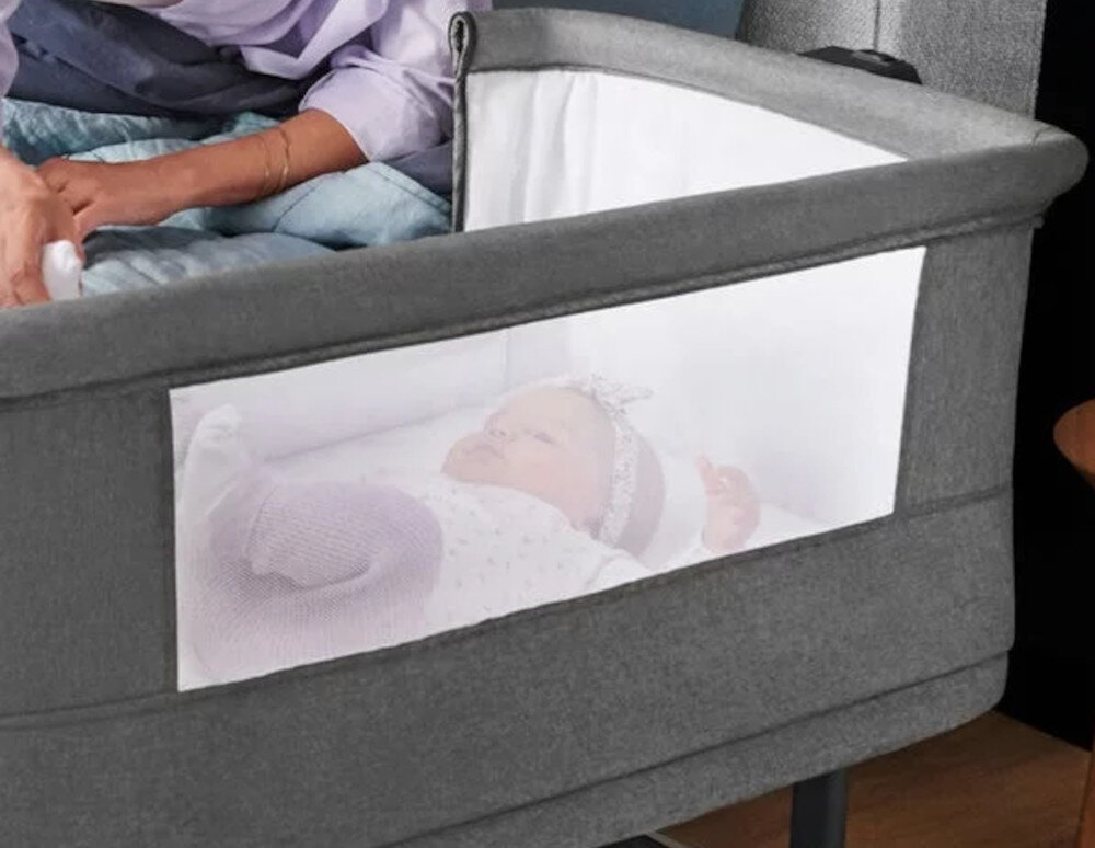 Łóżeczko dostawne KINDERKRAFT Neste Grow Beżowy Bliskość rodzica funkcja dostawki potrzeby