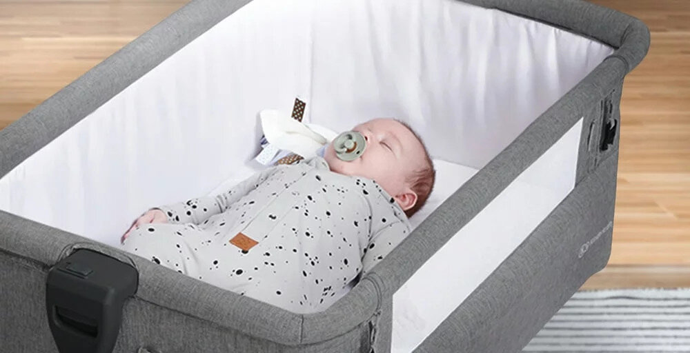 Łóżeczko dostawne KINDERKRAFT Neste Grow Beżowy Regulacja nachylenia materaca Delikatne uniesienie materaca ułatwienie