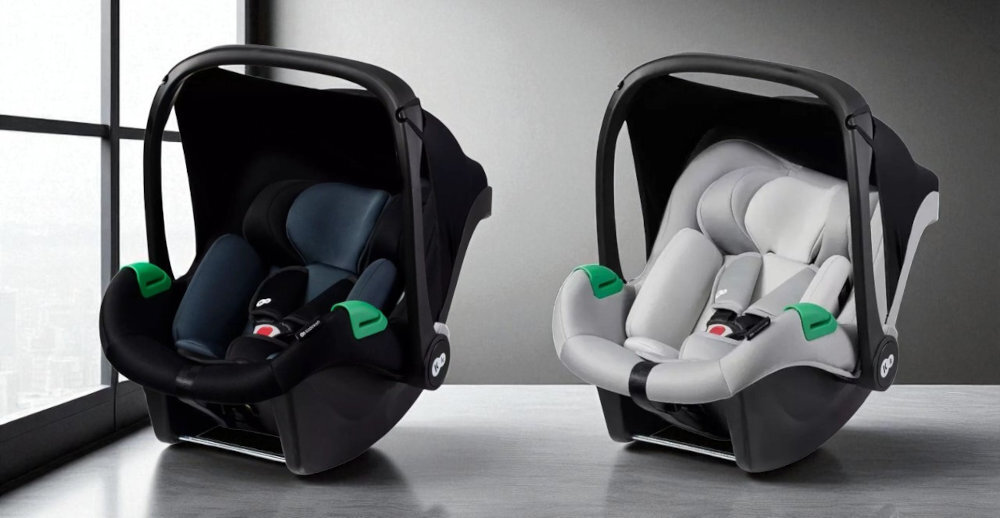 KINDERKRAFT Mink Pro - fotelik w dwóch wersjach kolorystycznych szary i czarny