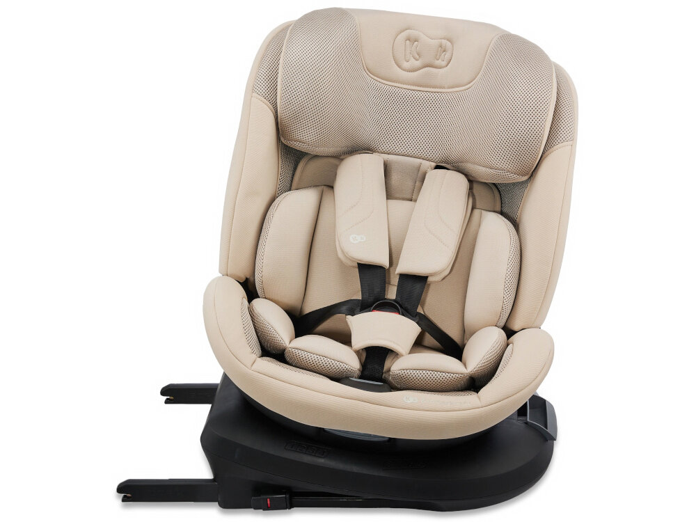 Fotelik samochodowy KINDERKRAFT Xpedition 3 I-Size 40-150 cm (0-22 kg) Beżowy fotelik na białym tle widoczny od przodu zdejmowana tapicerka można łatwo zdjąć i wyprać ręcznie w temperaturze 30°C maluch podróżuje w świeżym i higienicznym otoczeniu trwałe i odporne na codzienne zabrudzenia prosty system zdejmowania pozwala sprawnie przygotować fotelik do prania