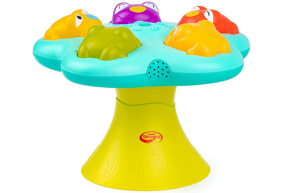 Zabawka do kąpieli DUMEL Żabki Wodna Orkiestra DD30033 wiek przeznaczenie dzieci działanie baterie radość