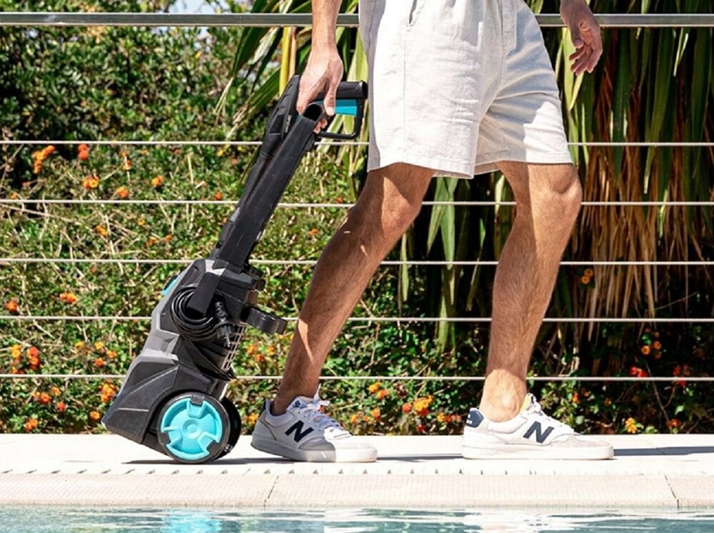 Myjka ciśnieniowa CECOTEC HydroBoost 1600 Car&Garden ergonomiczna rączka, duże koła, łatwiejszy transport, szeroki zasięg czyszczenia