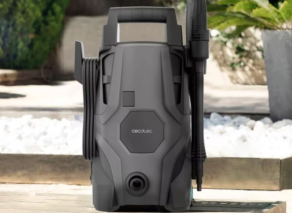 Myjka ciśnieniowa CECOTEC Hydroboost 1400 Essential skuteczność wygoda łatwa obsługa szeroki zakres zastosowań do domu ogrodu samochodu auto start-stop system iClick trwałość ekologia oszczędność czasu praktyczny sprzęt