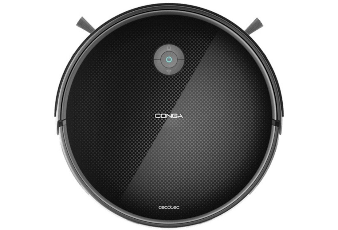 Robot sprzątający CECOTEC Conga 2499 Ultra Home Advanced zdjęcie lifestyle Czyste dywany i narożniki Tryb Turbo Clean Carpet Dwie szczotki boczne