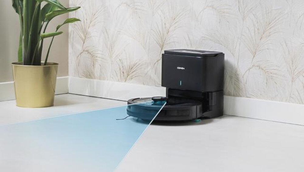 Robot sprzątający CECOTEC Conga 7490 Ultimate Home Genesis zdjęcie lifestyle Praktyczna konstrukcja wymiary waga poziom hałasu