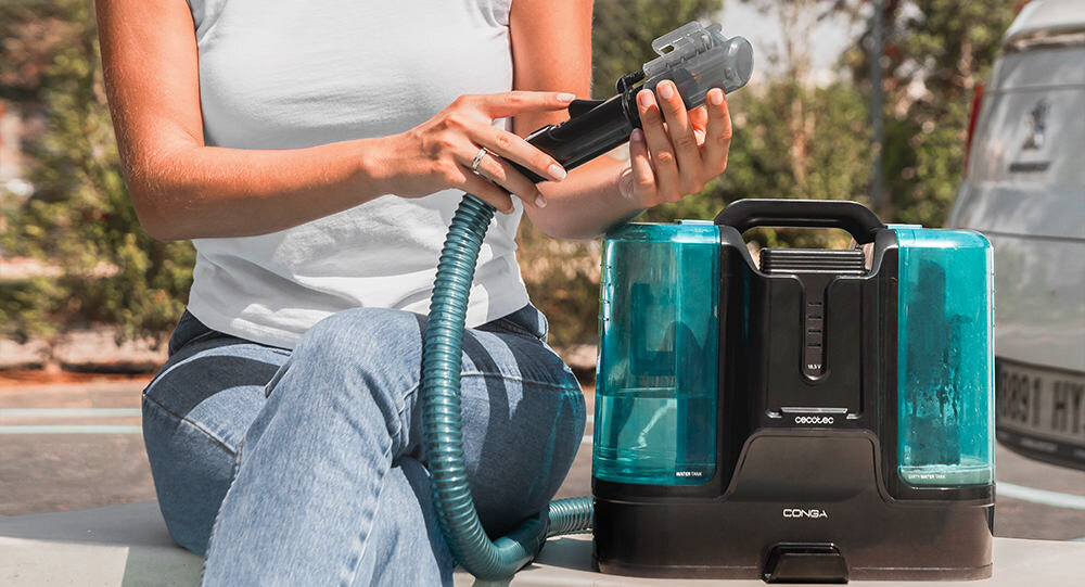 Odkurzacz piorący CECOTEC Conga Carpet & Spot Clean Infinity Łatwe przechowywanie wymiary rozmiar długość szerokość wysokość przechowywanie transport waga