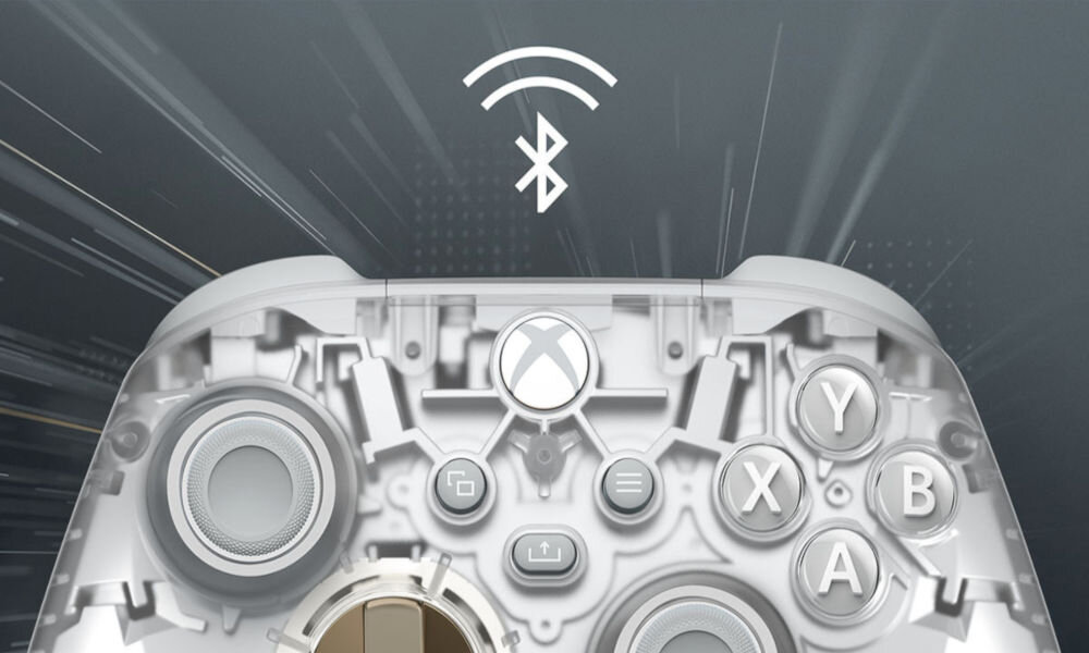 Kontroler MICROSOFT bezprzewodowy Xbox Wersja specjalna - Ghost Cipher technologia Xbox Wireless i Bluetooth bezprzewodowe granie na urządzeniach