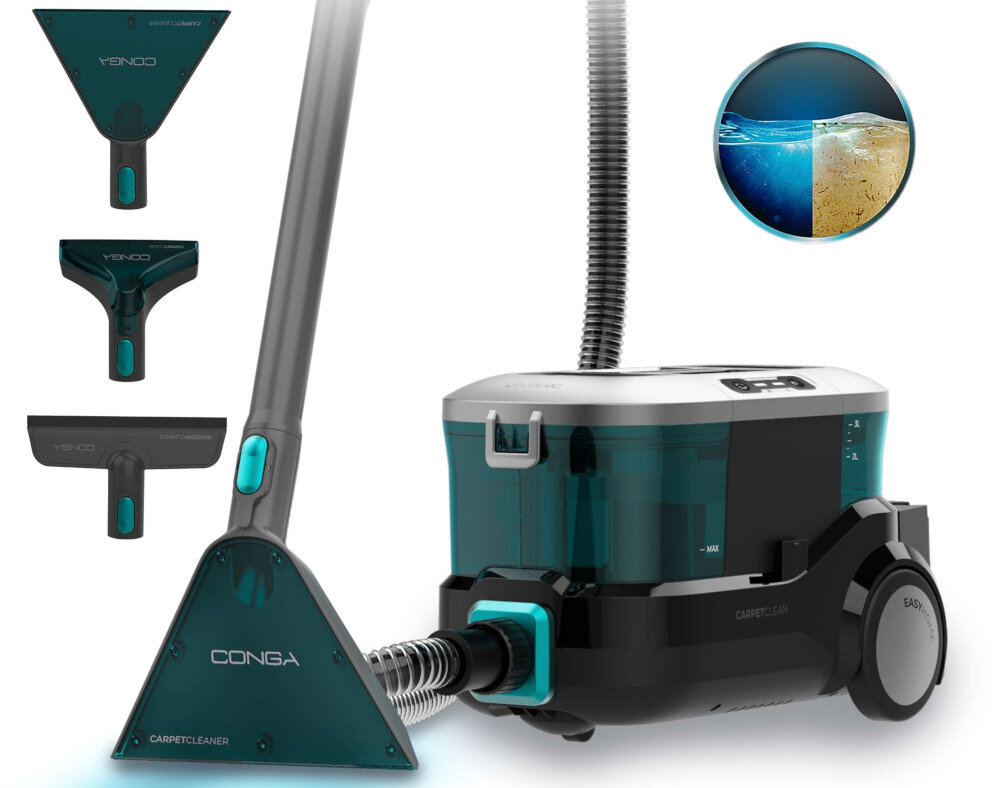 Odkurzacz CECOTEC Conga CarpetClean 10000 EasyHome do różnych powierzchni specjalne końcówki czyszczenie mebli, tapicerki samochodowej szyb