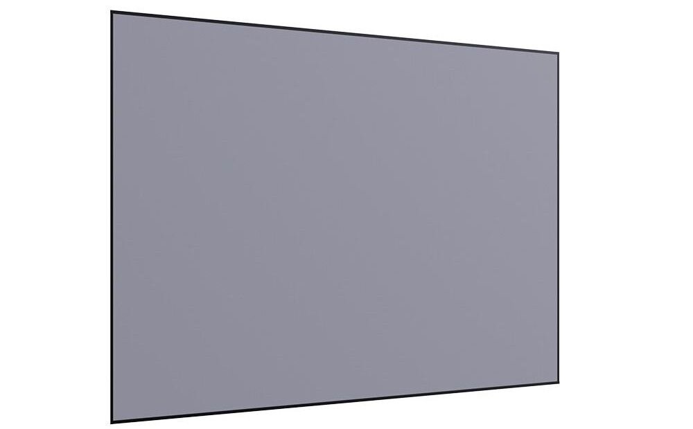 WANBO Fresnel Anti-Light Screen 75 165.7x93.1 cm montaż ścienny ręczny system rozwijania taśma dwustronna w zestawie, ekran po skosie na białym tle