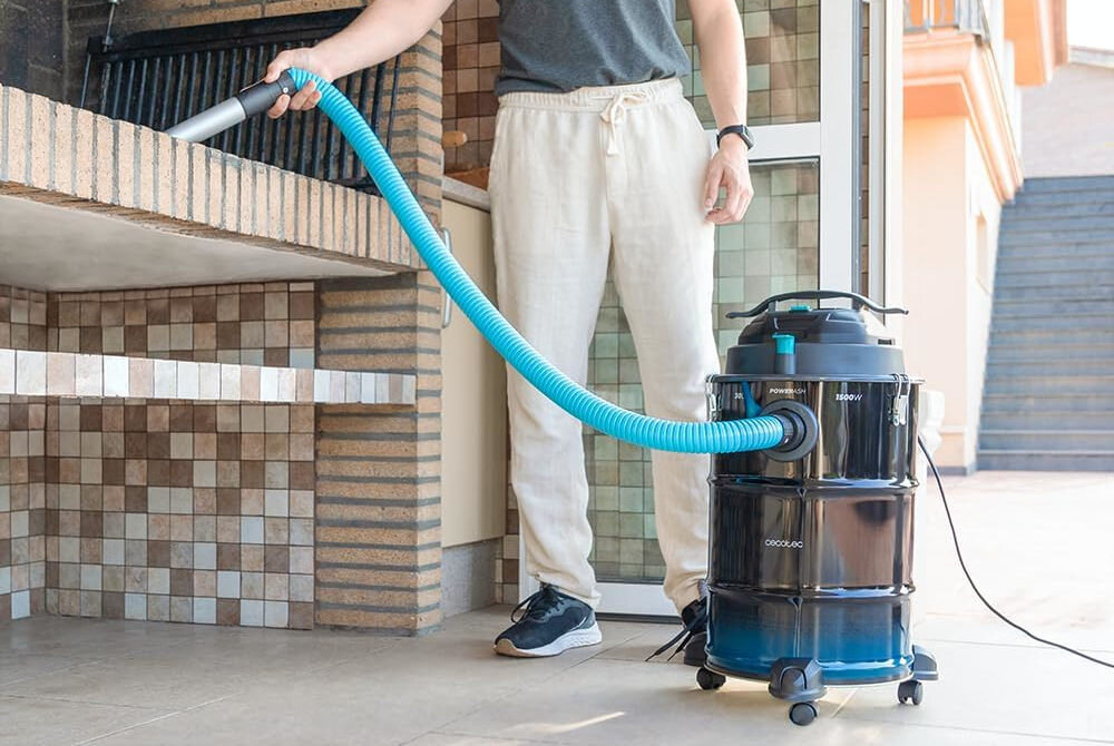 Odkurzacz do popiołu CECOTEC Conga ASH 6000 EasyGo XL duży zbiornik popiół pojemność korzystanie odpoczynek