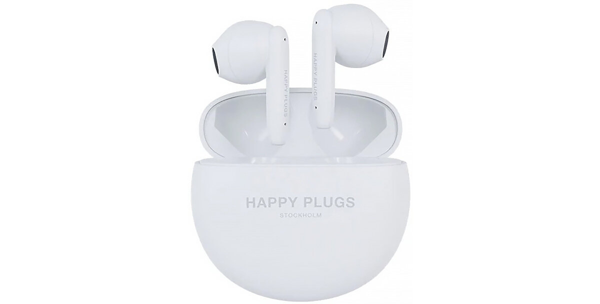 Słuchawki douszne HAPPY PLUGS Joy Lite - Szybkie ładowanie, słuchawki z etui ładującym od frontu