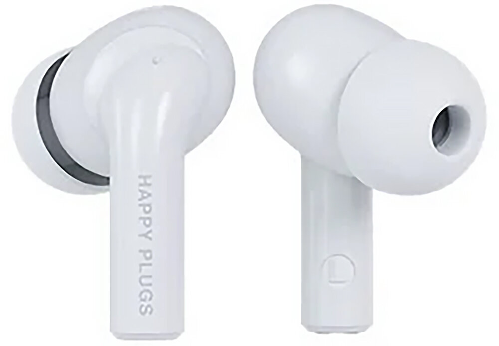 Słuchawki dokanałowe HAPPY PLUGS Joy Pro - Port USB-C, słuchawki na białym tle