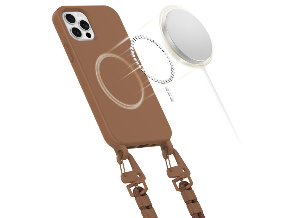 TECH-PROTECT MagNecklace magnesów MagSafe bezprzewodowe ładowanie korzystanie z dedykowanych akcesoriów stabilne połączenie z ładowarką jest w pełni kompatybilny