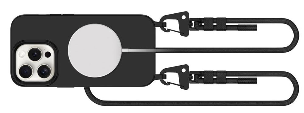 TECH-PROTECT MagNecklace podwyższona krawędź okalająca wyświetlacz moduł aparatu Materiał TPU otwory na porty i przyciski swobodny dostęp do wszystkich elementów sterujących