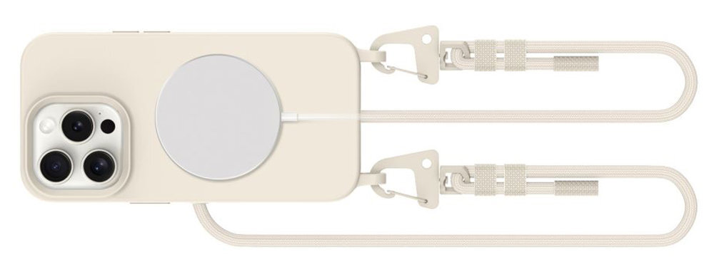TECH-PROTECT MagNecklace podwyższona krawędź okalająca wyświetlacz moduł aparatu Materiał TPU otwory na porty i przyciski swobodny dostęp do wszystkich elementów sterujących