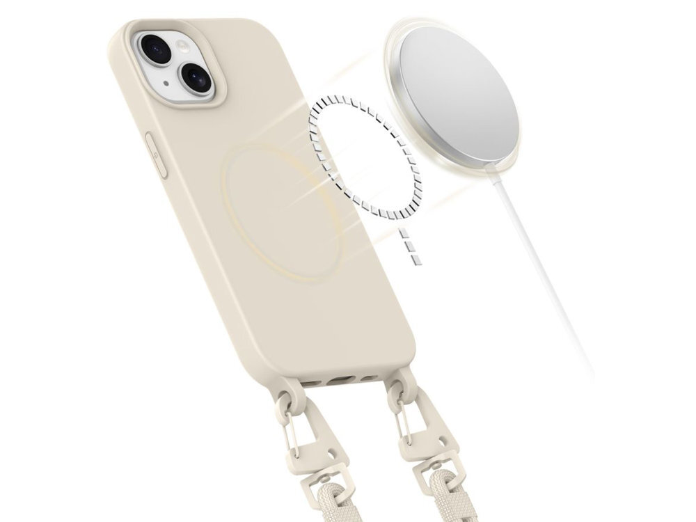 TECH-PROTECT MagNecklace magnesów MagSafe bezprzewodowe ładowanie korzystanie z dedykowanych akcesoriów stabilne połączenie z ładowarką jest w pełni kompatybilny