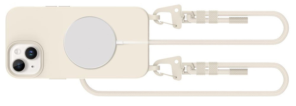 TECH-PROTECT MagNecklace podwyższona krawędź okalająca wyświetlacz moduł aparatu Materiał TPU otwory na porty i przyciski swobodny dostęp do wszystkich elementów sterujących