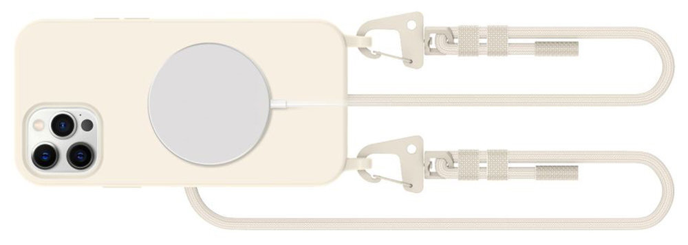 TECH-PROTECT MagNecklace podwyższona krawędź okalająca wyświetlacz moduł aparatu Materiał TPU otwory na porty i przyciski swobodny dostęp do wszystkich elementów sterujących