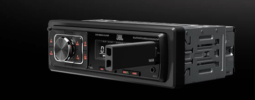 Radio samochodowe JBL Celebrity 150 - Odtwarzanie z pendrive’a, radio pod skosem, podłączony pendrive