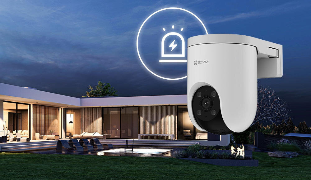 Kamera EZVIZ H8C PRO 4K Zewnętrzna, Wi-Fi / LAN Łatwa instalacja podstawa montaż