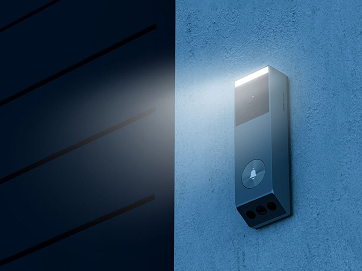 Wideodomofon EZVIZE P3X Bezprzewodowy Wi-Fi, lampa LED, widoczność, bezpieczeństwo, 2K, Dzwonek świeci w nocy, oświetlenie LED zapewnia widoczność po zmroku