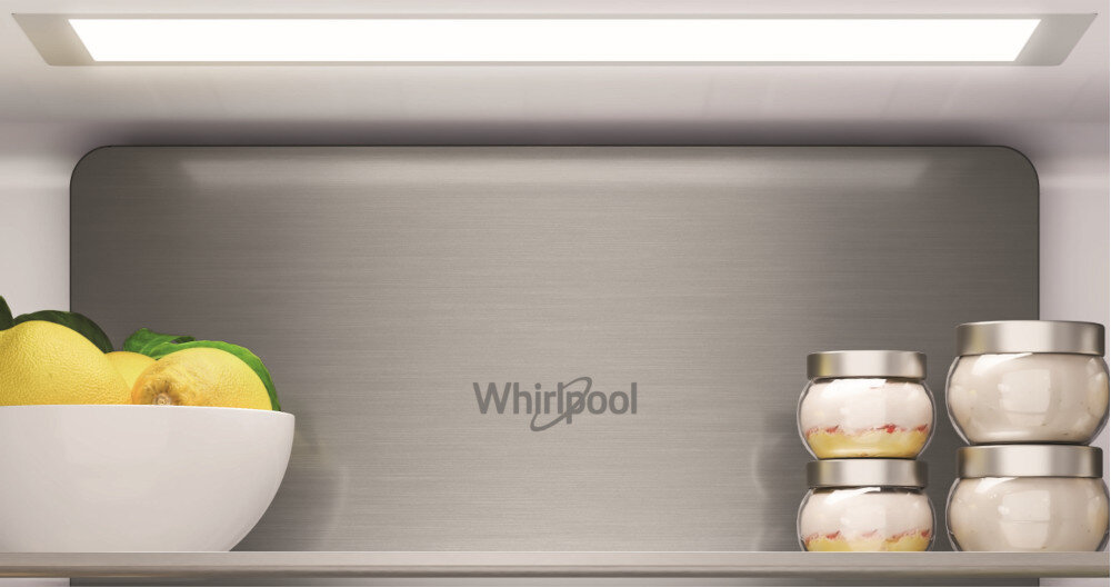 LODÓWKA WHIRLPOOL WQ9 U2BL EF Oświetlenie LED jasne światło widocznośc wnętrza oświetlenie równomierne