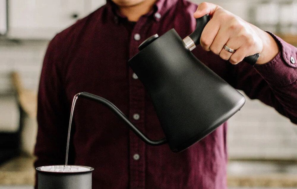 Czajnik FELLOW Stagg EKG Niebieski Utrzymywanie temperatury timer czas przełącznik HOLD