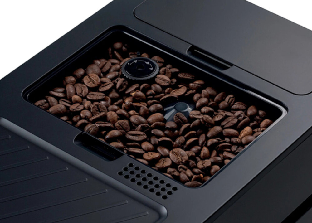 Ekspres ARIETE Diadema Cappuccino 1453/01 Srebrny Ochrona aromatu Szczelny zbiornik na kawę ziarnistą pojemność świeżość aromat Zintegrowany młynek