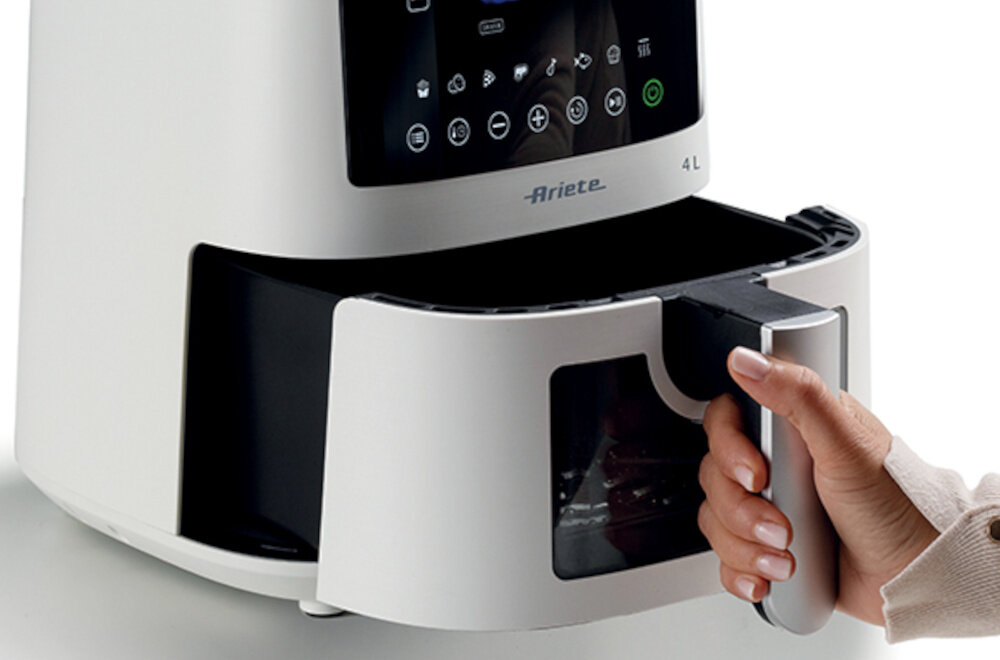 Frytkownica beztłuszczowa ARIETE 4633/03 Air Fryer Bezpieczne użytkowanie komfort wygoda zabezpieczenie przed przegrzaniem Antypoślizgowe nóżki
