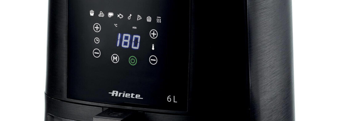 Frytkownica beztłuszczowa ARIETE 4630/00 Air Fryer 7 programów gotowania potrawy funkcja grilla ruszt możliwości
