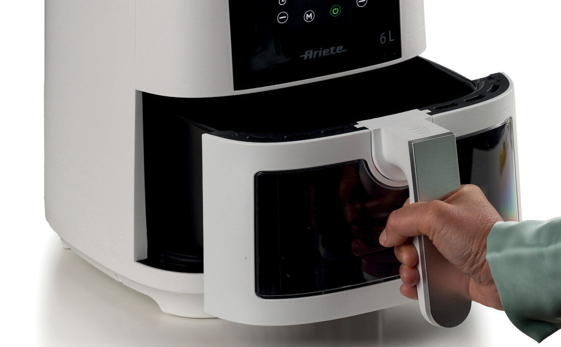 Frytkownica beztłuszczowa ARIETE 4630/03 Air Fryer Intuicyjna obsługa dotykowy panel sterujący funkcja shake moc