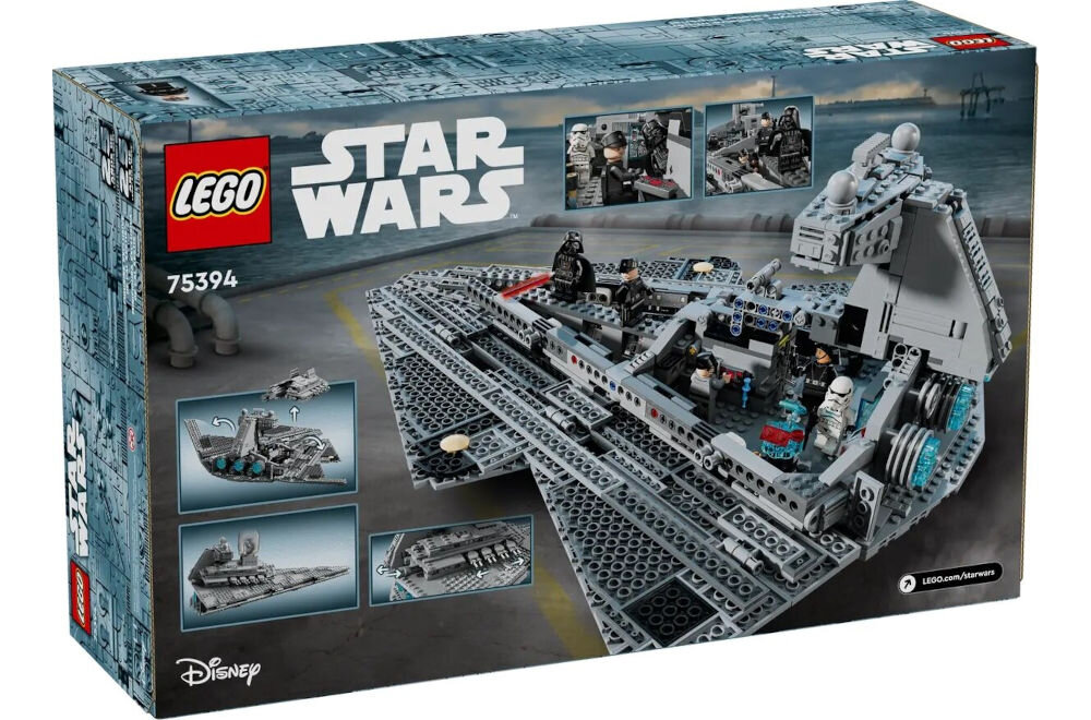 LEGO 75394 Star Wars Gwiezdny Niszczyciel Imperium prezentu dla fana „Gwiezdnych Wojen” pomysł na podarunek dla kolekcjonera, miłośnika sagi lub młodego konstruktora