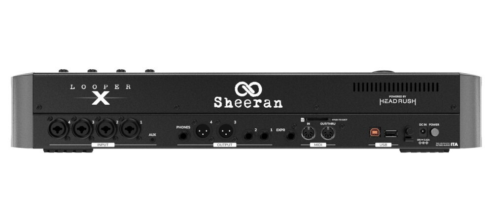 Looper HEADRUSH Sheeran Looper X - Profesjonalna kompresja i EQ, złącza urządzenia
