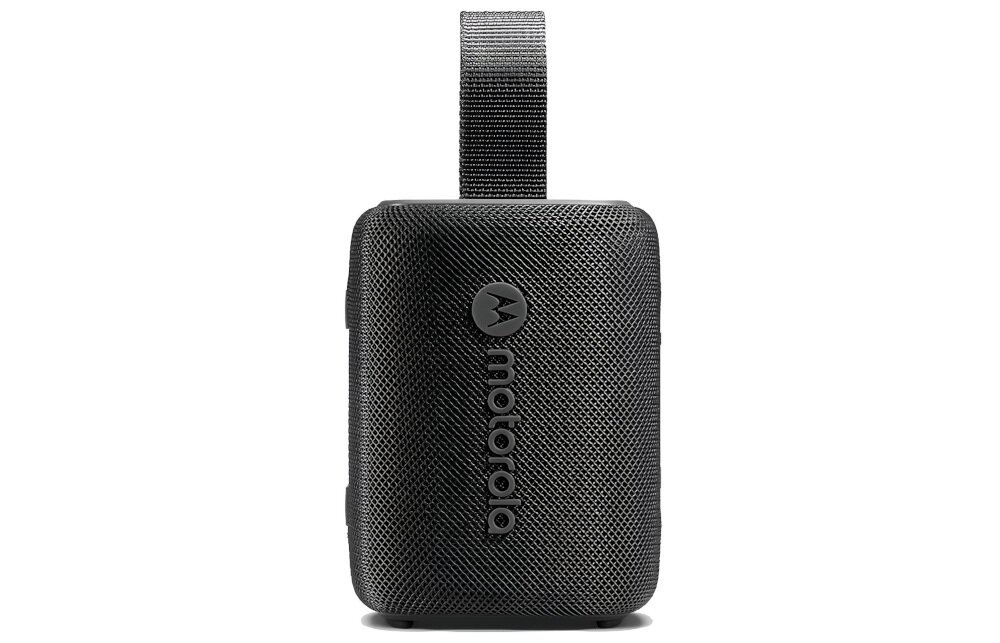 Głośnik mobilny MOTOROLA ROKR 300 - Szybkie ładowanie USB-C, głośnik mobilny na białym tle