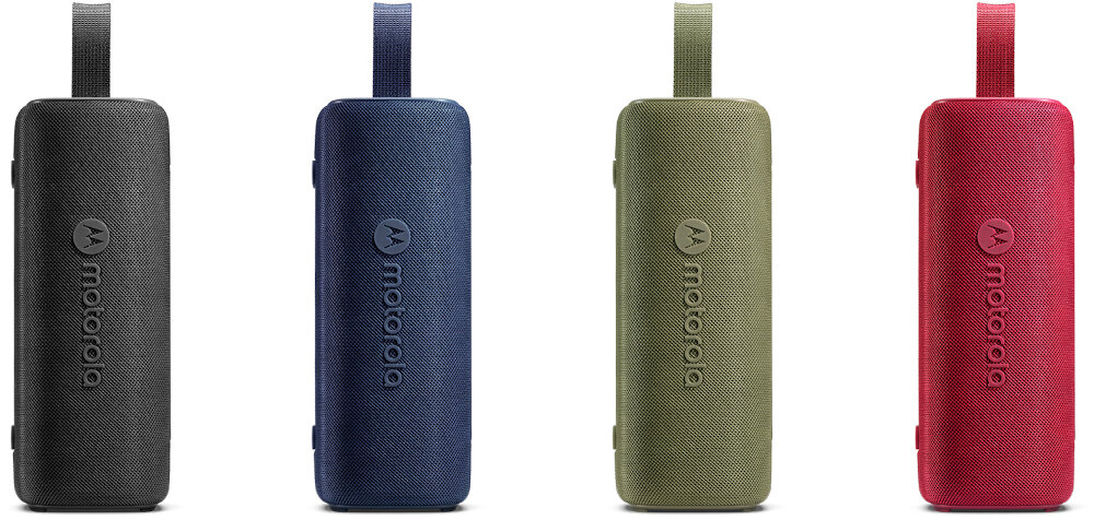 Głośnik mobilny MOTOROLA ROKR 600 - Szybkie ładowanie USB-C, głośniki mobilne na białym tle