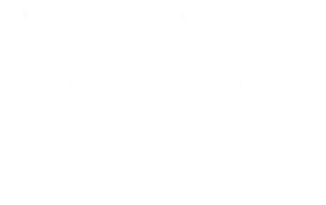 Schemat bocznego profilu projektora Hisense z zaznaczonymi osiami przesunięcia soczewki: pionową A i poziomą B
